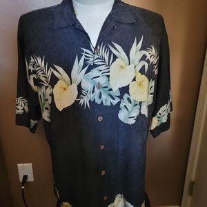 Tommy Bahama Hawaiian Shirt Tropical Size Large